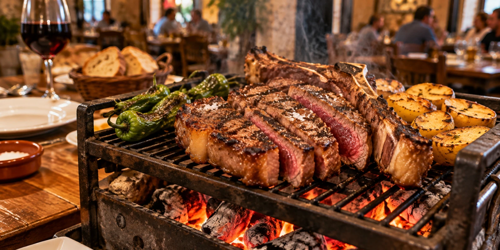 Carne a la brasa en Málaga, cuánto cuesta el chuletón