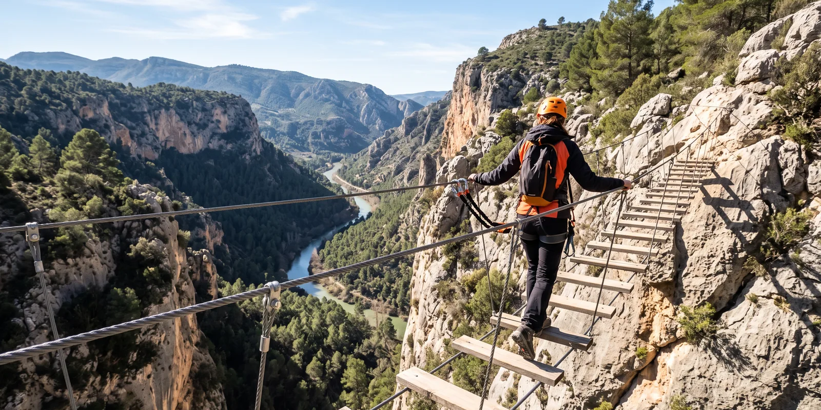 El Chorro Via Ferrata from Málaga by Train, Prices and Ages