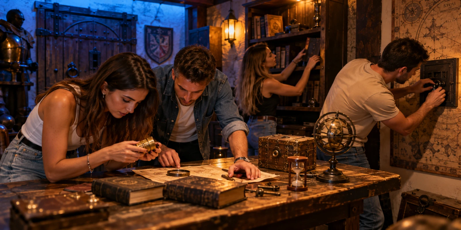 Escape rooms in Málaga in English, and what a group pays