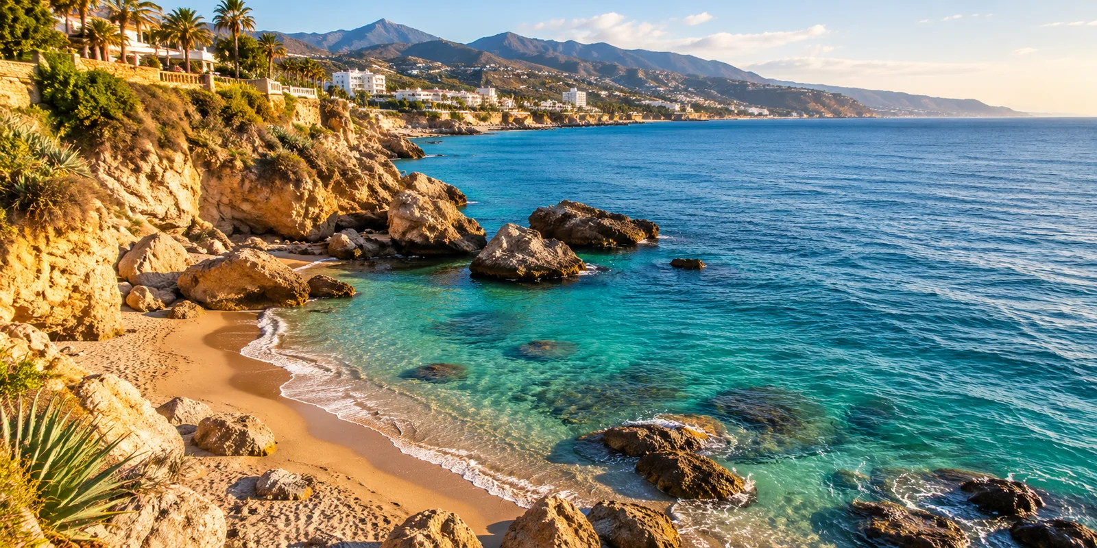 Playas de Benalmádena, con bandera o calas sin socorrista
