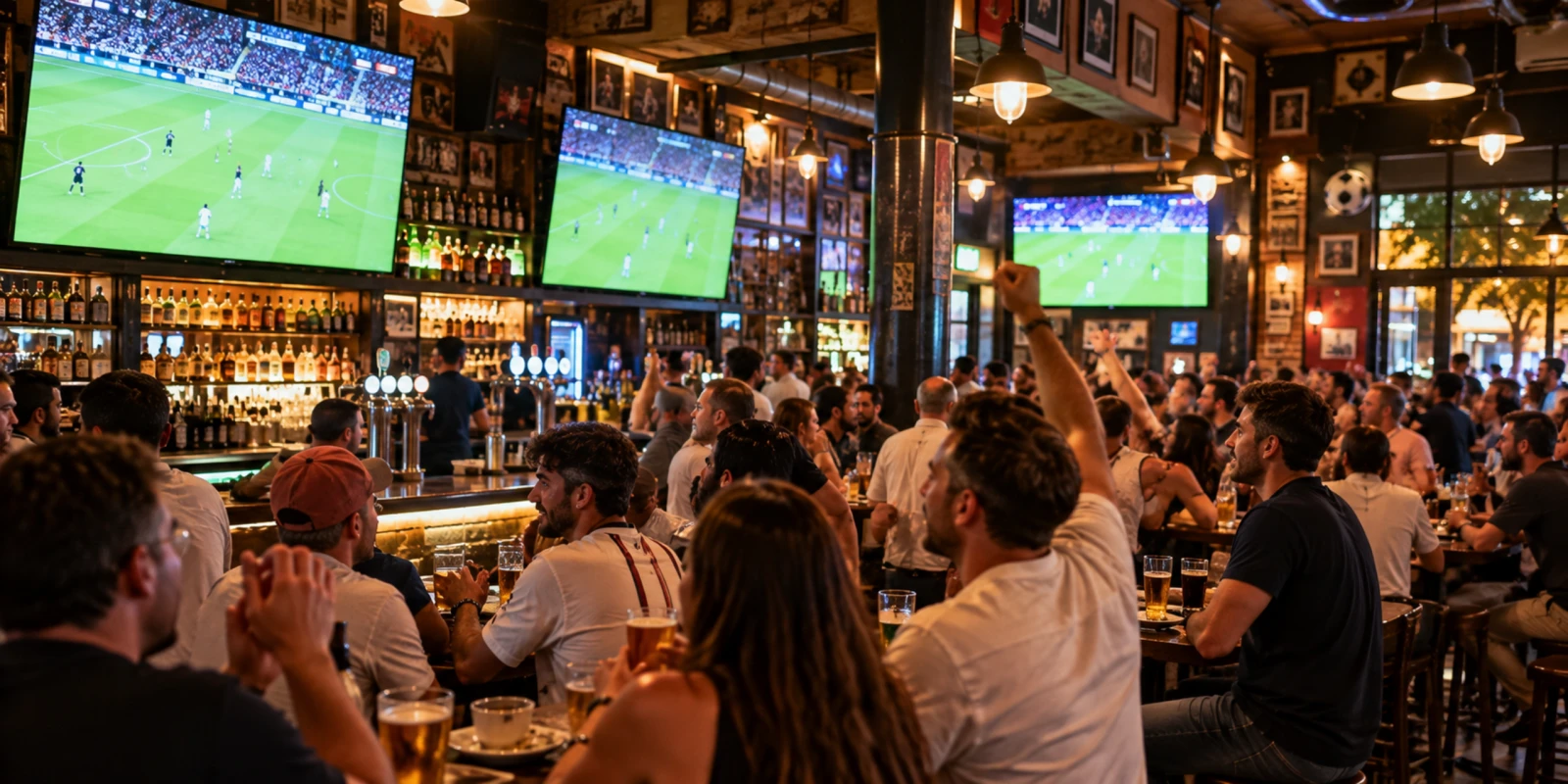 Dónde ver el fútbol en Málaga, bares con partido y cerveza
